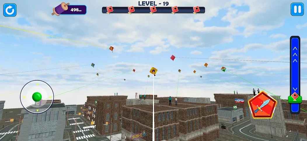 Взломанная Indian Kite Flying 3D [MOD: безлимитные деньги и все кайты открыты] на Андроид — скриншот 5