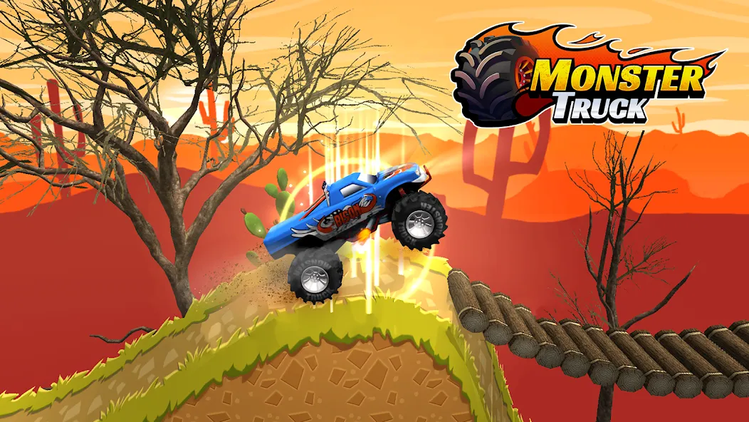 Monster truck: Extreme racing [MOD: безлимитные деньги и топливо] (Бесплатно / APK) — скриншот 1