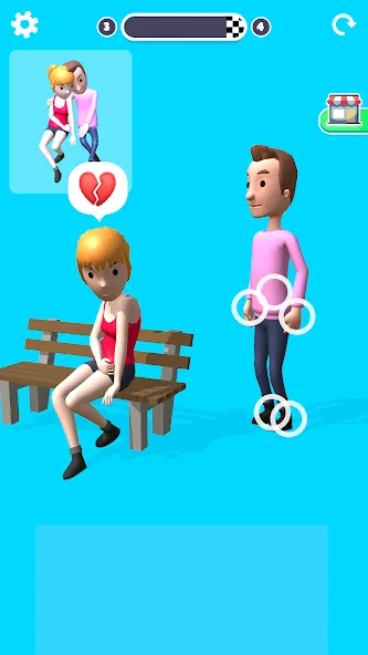 Взломанная Move People [MOD: безлимитные деньги и всё открыто] на Андроид — скриншот 5