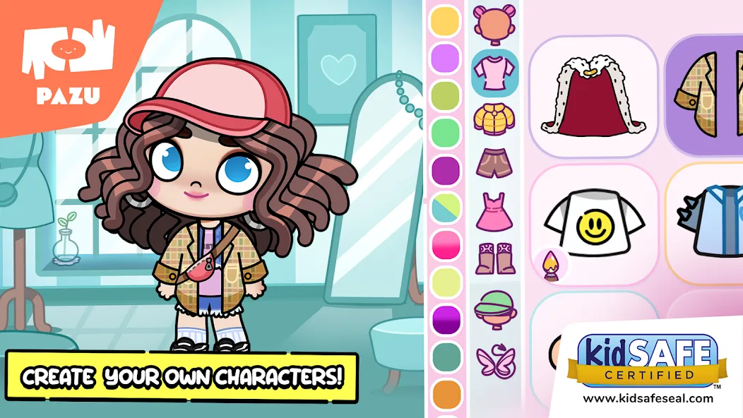 Скачать взлом Avatar Maker Dress up for kids [MOD: разблокированы все наряды и аксессуары] — скриншот 1