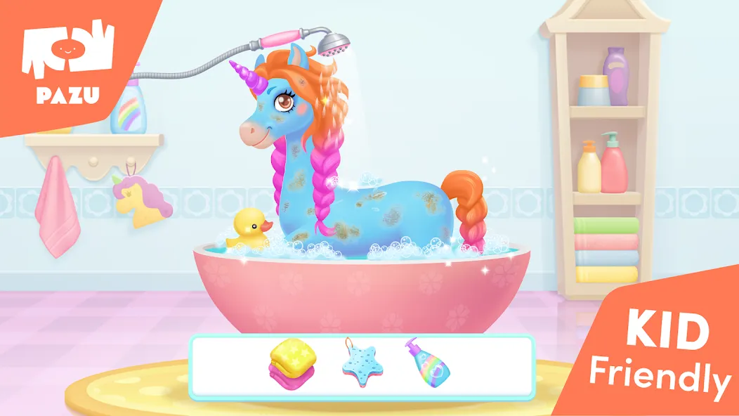 My Unicorn dress up for kids [MOD: без рекламы и все наряды открыты] (Бесплатно / APK) — скриншот 3