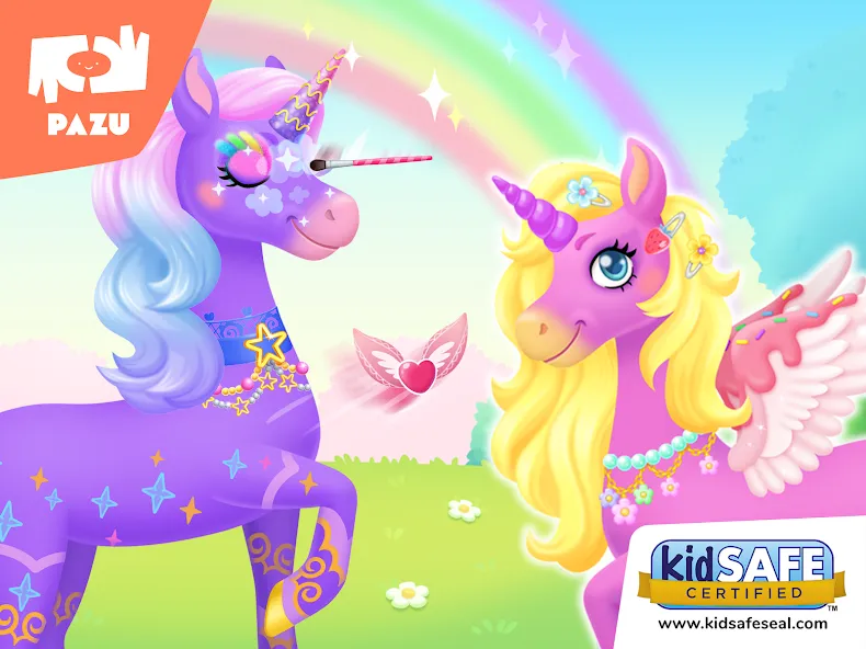 My Unicorn dress up for kids [MOD: без рекламы и все наряды открыты] (Бесплатно / APK) — скриншот 5