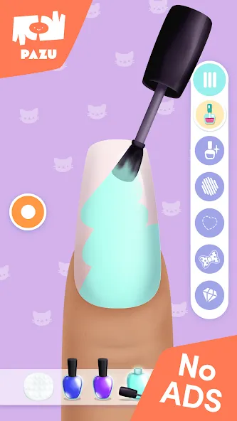Girls Nail Salon - Kids Games [MOD: все салоны и украшения открыты] (Бесплатно / APK) — скриншот 2