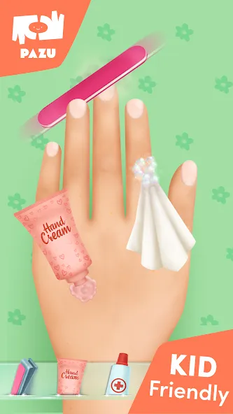 Girls Nail Salon - Kids Games [MOD: все салоны и украшения открыты] (Бесплатно / APK) — скриншот 3