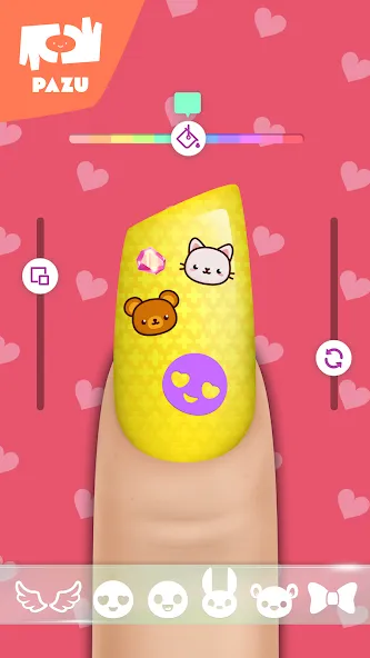Girls Nail Salon - Kids Games [MOD: все салоны и украшения открыты] (Бесплатно / APK) — скриншот 4