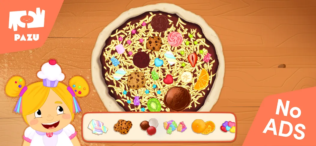 Pizza maker cooking games [MOD: безлимитные деньги и все ингредиенты] на Андроид — скриншот 2
