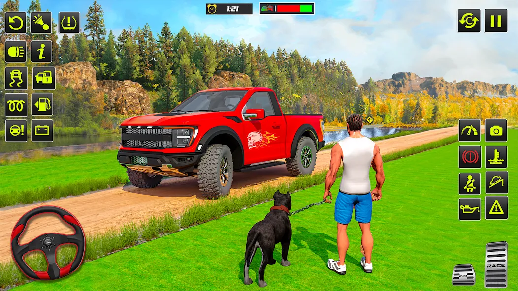 Offroad 4x4 Jeep Driving Game [MOD: безлимитные деньги и топливо] последняя версия — скриншот 1