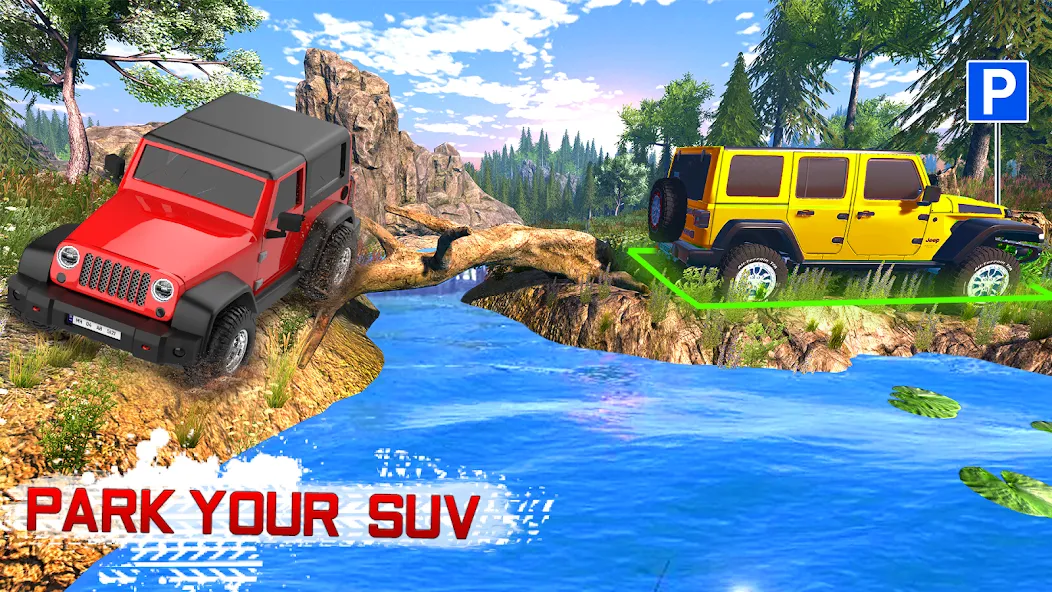 Offroad 4x4 Jeep Driving Game [MOD: безлимитные деньги и топливо] последняя версия — скриншот 4