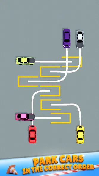Скачать взлом Parking Order! [MOD: без рекламы и открыты все уровни] — скриншот 1