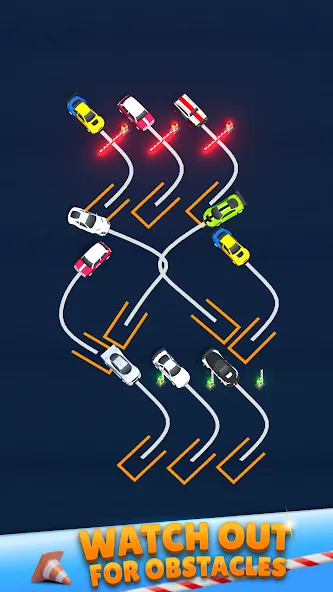 Скачать взлом Parking Order! [MOD: без рекламы и открыты все уровни] — скриншот 2