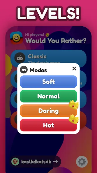 Скачать взлом Would You Rather ? [MOD: все вопросы разблокированы] — скриншот 4