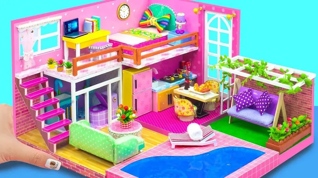 Girl Doll House Design Games [MOD: безлимитные деньги и все предметы] на Андроид — скриншот 2