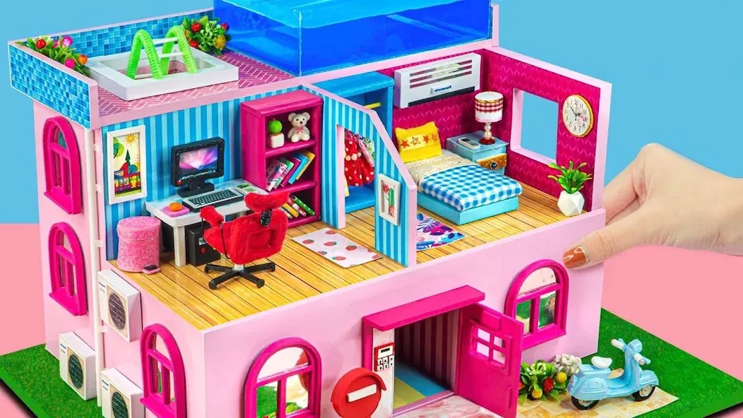 Girl Doll House Design Games [MOD: безлимитные деньги и все предметы] на Андроид — скриншот 3