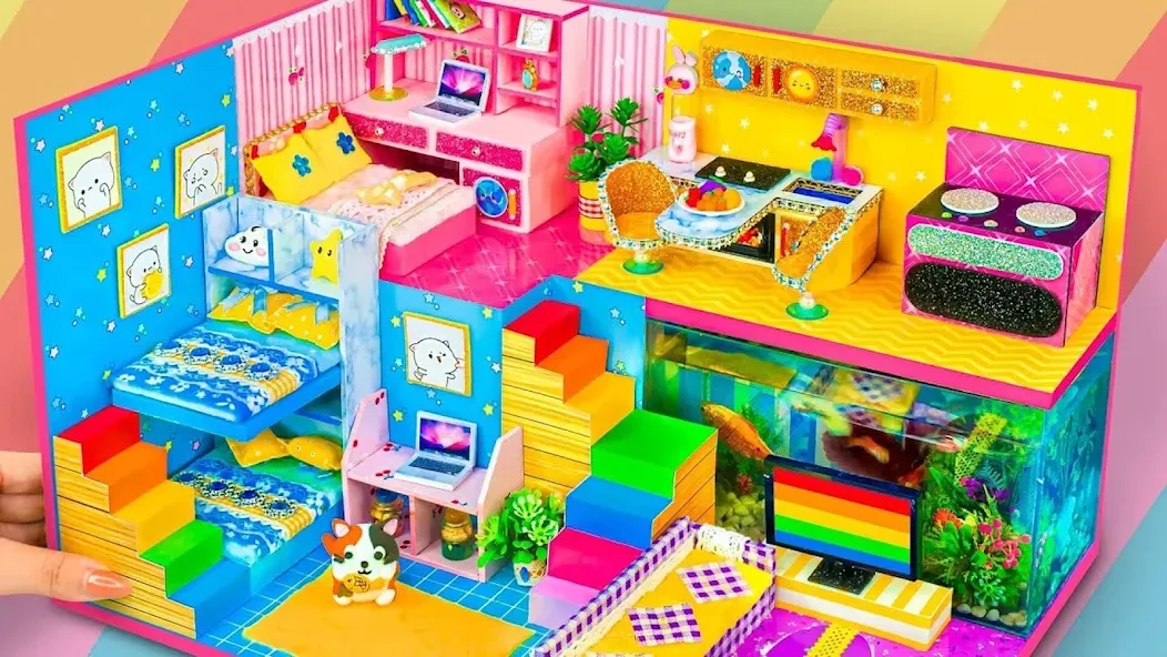 Girl Doll House Design Games [MOD: безлимитные деньги и все предметы] на Андроид — скриншот 4