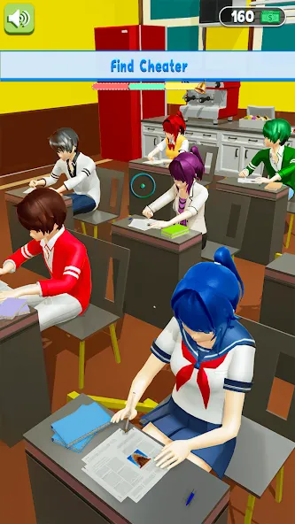 Anime School Teacher Simulator [MOD: безлимитные деньги и все костюмы] — Скачать бесплатно (APK) — скриншот 4