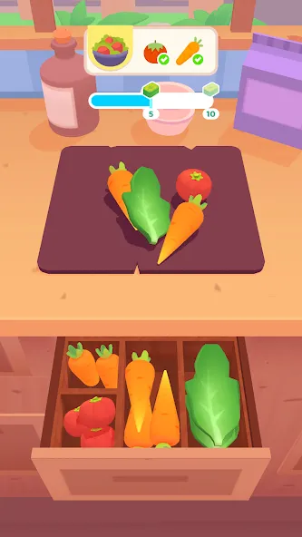 The Cook - 3D Cooking Game [MOD: безлимитные деньги и все рецепты открыты] (Бесплатно / APK) — скриншот 5
