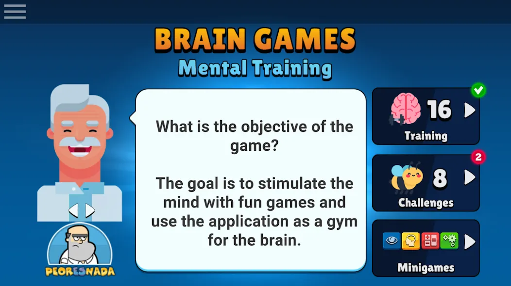 Neurobics: 60 Brain Games [MOD: безлимитные подсказки и открыты все игры] последняя версия — скриншот 1