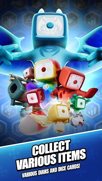 Roll Roll: Dice Heroes [MOD: безлимитные ресурсы и герои открыты] на Андроид — скриншот 4