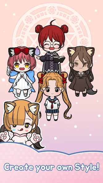 Скачать взлом Unnie doll [MOD: все наряды и аксессуары открыты] — скриншот 2