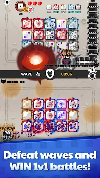 Random Dice Defense : PvP TD [MOD: безлимитные деньги и все кости открыты] последняя версия — скриншот 2