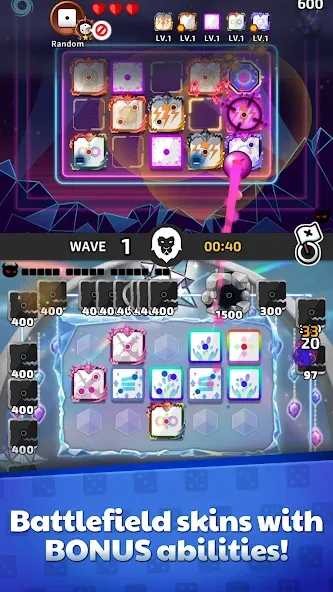 Random Dice Defense : PvP TD [MOD: безлимитные деньги и все кости открыты] последняя версия — скриншот 5