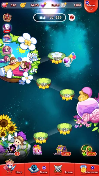 Взломанная RhythmStar: Music Adventure [MOD: безлимитные деньги и энергия] на Андроид — скриншот 5