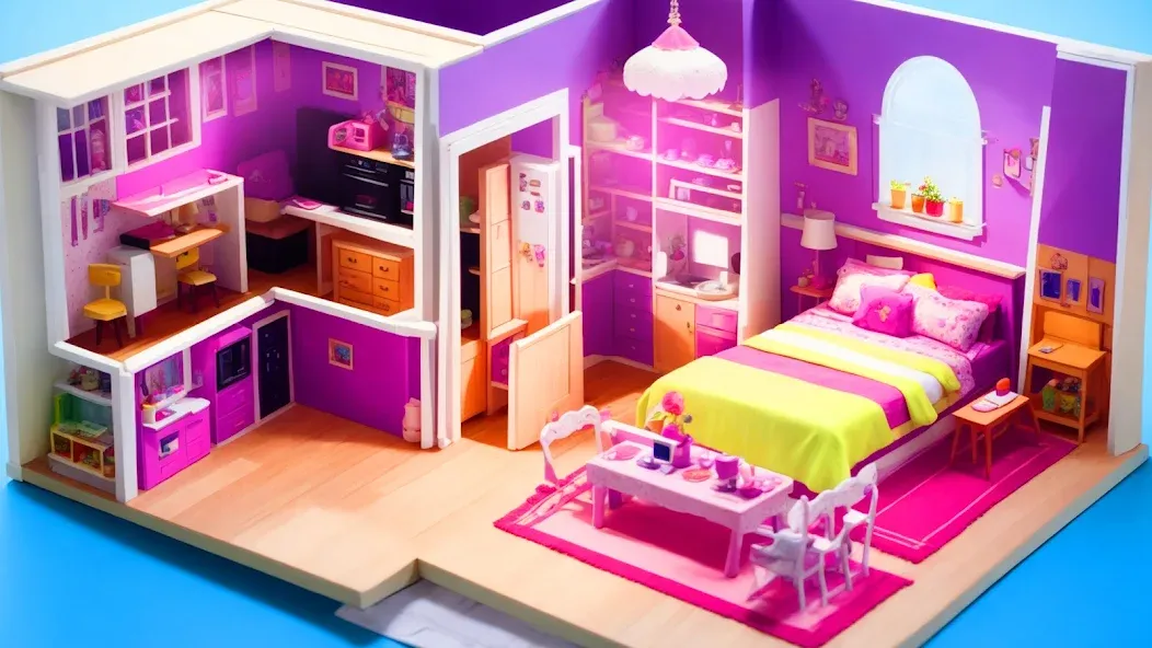 Doll House Design: Girl Games [MOD: безлимитные деньги и всё открыто] на Андроид — скриншот 2
