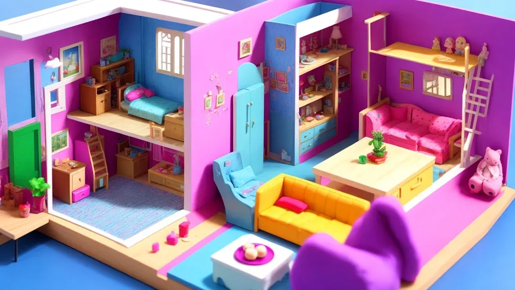 Doll House Design: Girl Games [MOD: безлимитные деньги и всё открыто] на Андроид — скриншот 4