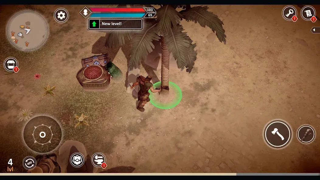 Скачать Exile: Wasteland Survival RPG [MOD: безлимитные ресурсы и мощное оружие] на телефон — скриншот 1