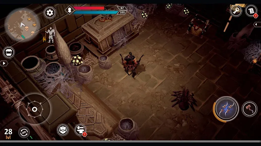 Скачать Exile: Wasteland Survival RPG [MOD: безлимитные ресурсы и мощное оружие] на телефон — скриншот 2