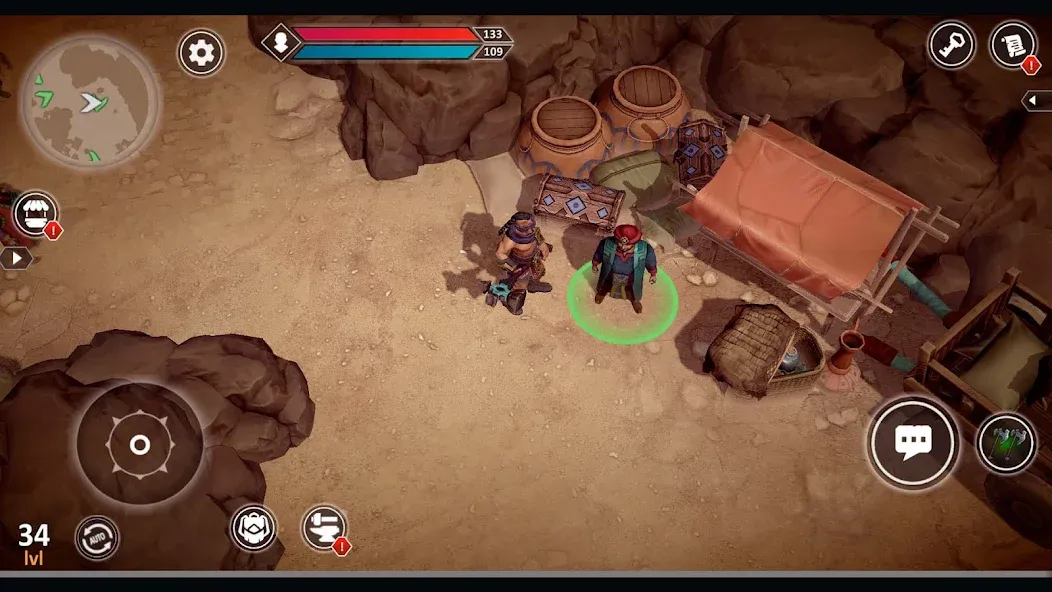 Скачать Exile: Wasteland Survival RPG [MOD: безлимитные ресурсы и мощное оружие] на телефон — скриншот 3