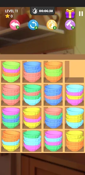 Скачать Bowl Sort Bonanza [MOD: безлимитные подсказки и открыты все уровни] — скриншот 4