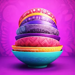 Скачать Bowl Sort Bonanza [MOD: безлимитные подсказки и открыты все уровни]