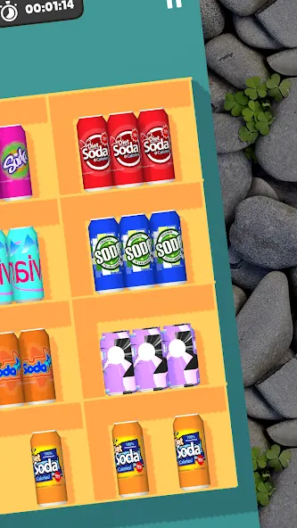 Скачать Tidy Box Match 3D [MOD: безлимитные деньги и подсказки] — скриншот 3