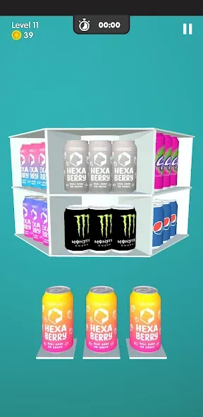 Tidy Goods Match 3D Master [MOD: безлимитные подсказки и открыты все уровни] на Андроид — скриншот 1