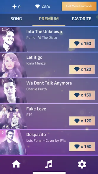 Взломанная Piano Music Tiles Hot song [MOD: безлимитные жизни и все песни открыты] на Андроид — скриншот 1