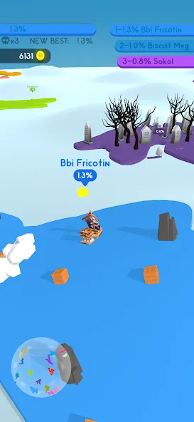 Paper.io 4 [MOD: безлимитная территория и быстрый захват] (Бесплатно / APK) — скриншот 1