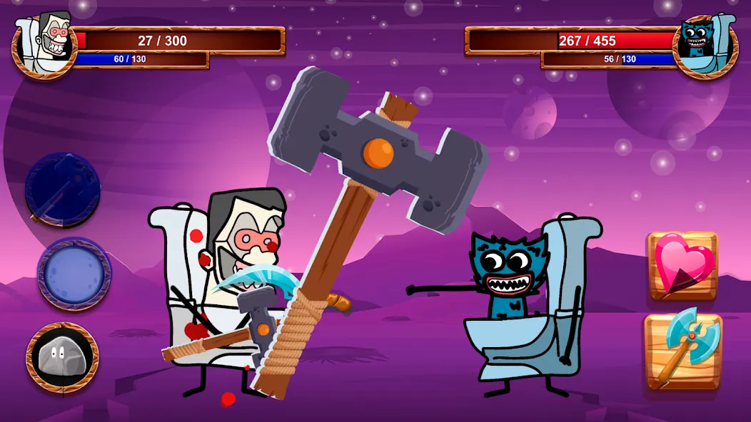 Cartoon Battle [MOD: безлимитные ресурсы и усиленные герои] — Скачать бесплатно (APK) — скриншот 2