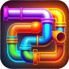 Скачать Pipe Puzzle Connect [MOD: без рекламы и все уровни открыты] на телефон