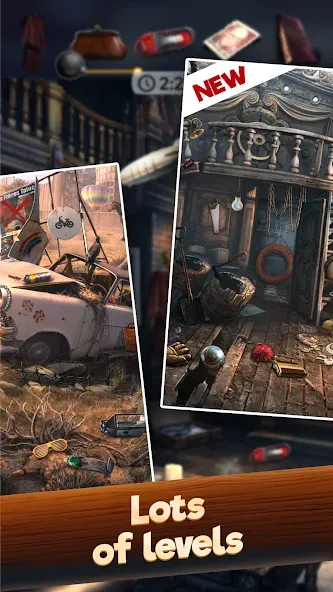 Скачать Hidden Objects: Find items [MOD: безлимитные подсказки и открыты все уровни] — скриншот 3