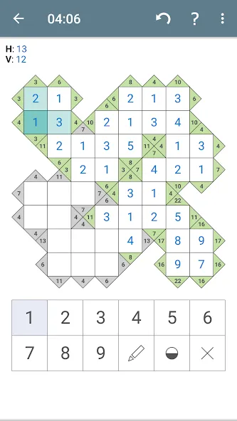 Kakuro (Cross Sums] [MOD: подсказки и все уровни открыты] (Бесплатно / APK) — скриншот 4