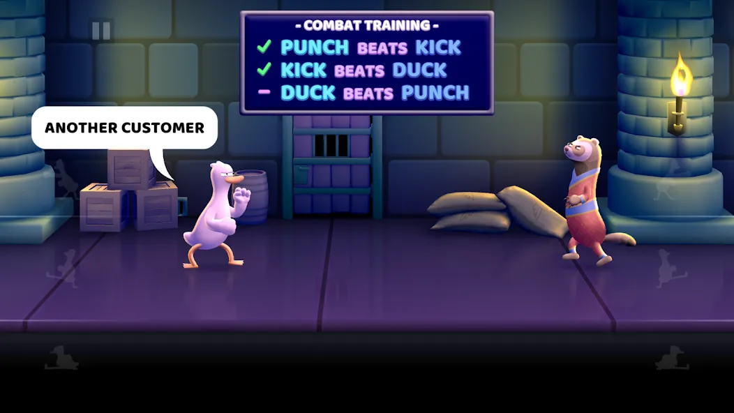 Punch Kick Duck [MOD: безлимитные деньги и открыты все уровни] (Бесплатно / APK) — скриншот 1