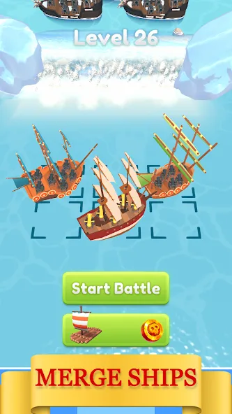 Merge Pirates [MOD: безлимитные монеты и ресурсы] последняя версия — скриншот 1