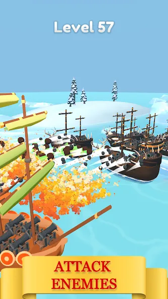Merge Pirates [MOD: безлимитные монеты и ресурсы] последняя версия — скриншот 2