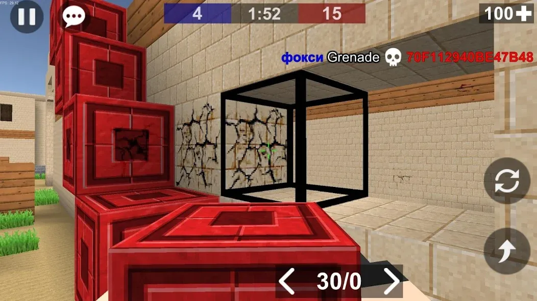 Скачать взлом Pixel Combats 2: Gun games PvP [MOD: безлимитные деньги и оружие] — скриншот 3