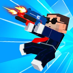 Взломанная Pixel Shooting: Craft Demolish [MOD: безлимитные деньги и оружие] на Андроид