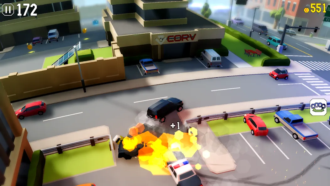 Reckless Getaway 2: Car Chase [MOD: безлимитные деньги и все машины] (Бесплатно / APK) — скриншот 4