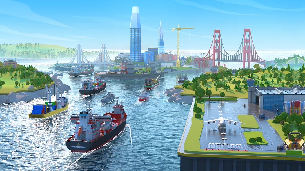 Port City: Ship Tycoon [MOD: безлимитные деньги и ресурсы] — Скачать бесплатно (APK) — скриншот 5
