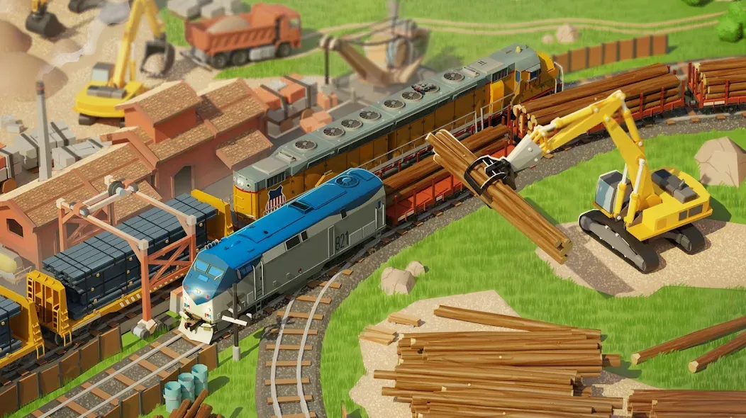 Train Station 2: Rail Tycoon [MOD: безлимитные деньги и ресурсы] на Андроид — скриншот 4