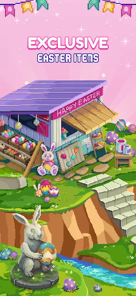 Взломанная Pixel Isle: Art Coloring World [MOD: без рекламы и все раскраски открыты] на Андроид — скриншот 4